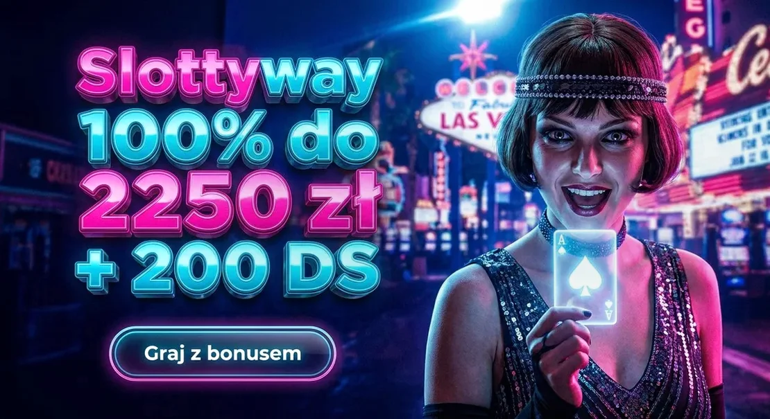 Slottyway — Aż do 450% bonusu za pierwsze 3 depozyty (200% od 50 € + 150% od 75 € + 100% od 150 €)